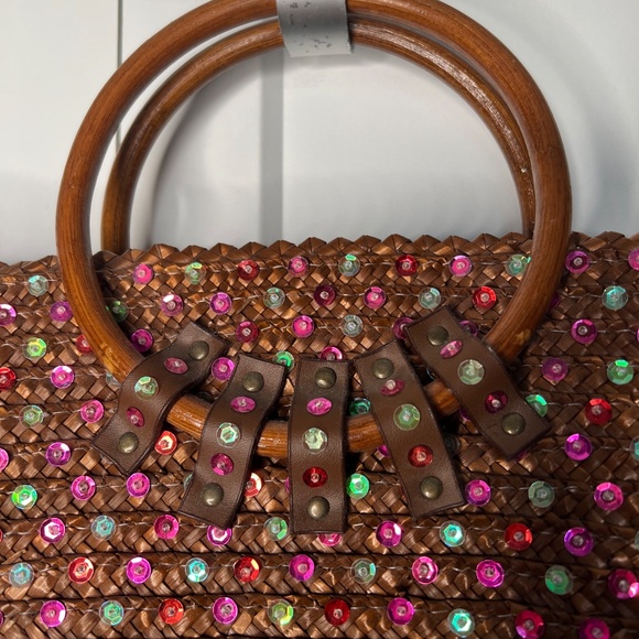 Victoria's Secret Multicolor Jeweled Tote Bag - Picture 3 of 7